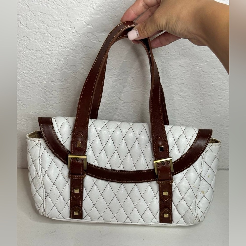 Billy Bag London White Quilted Handbag Shoulder Bag